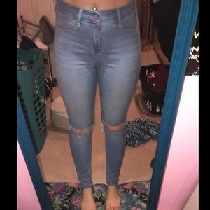 Hollister high rise jeggings